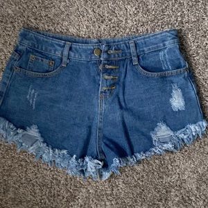 Jean shorts short